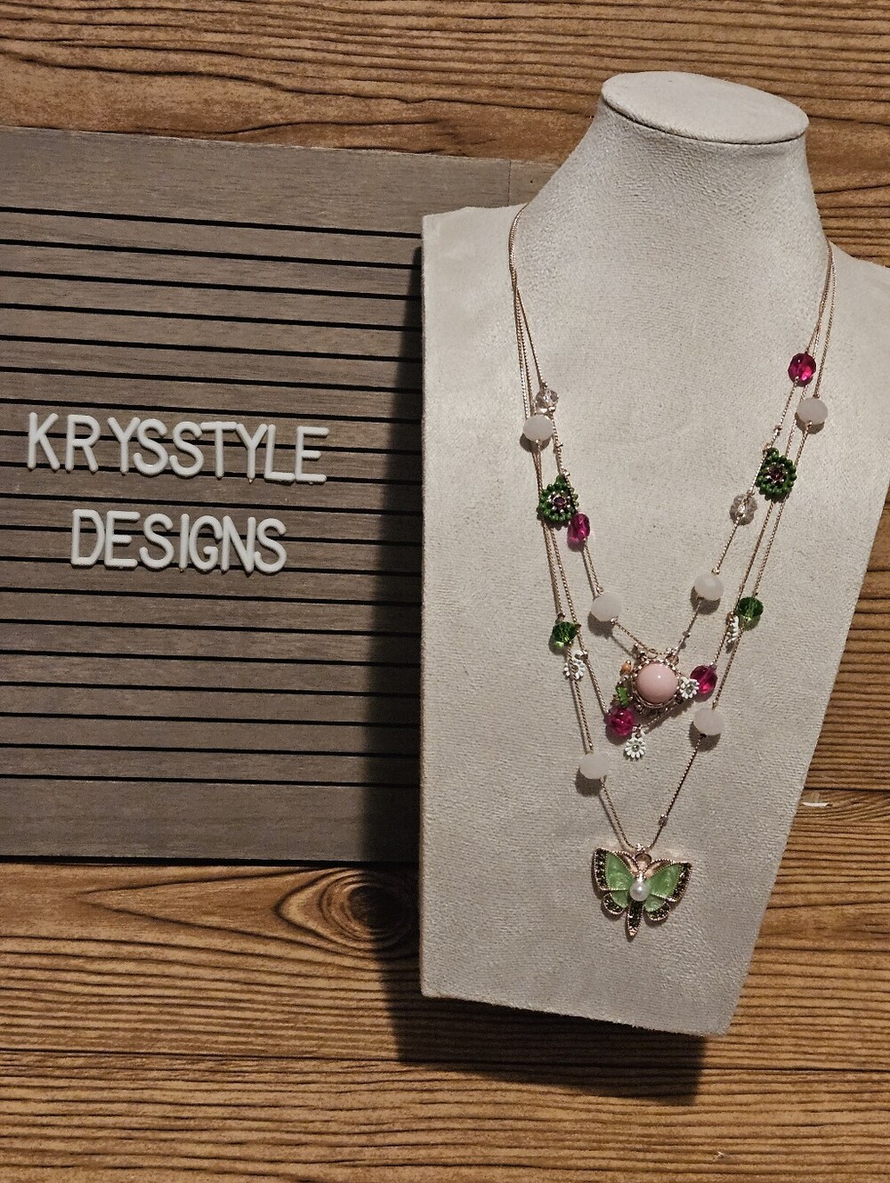 Betsey Johnson Triple Layer Necklace